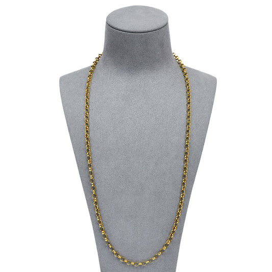 Pre-Owned 9ct Gold Belcher Chain Necklace 26 Inch