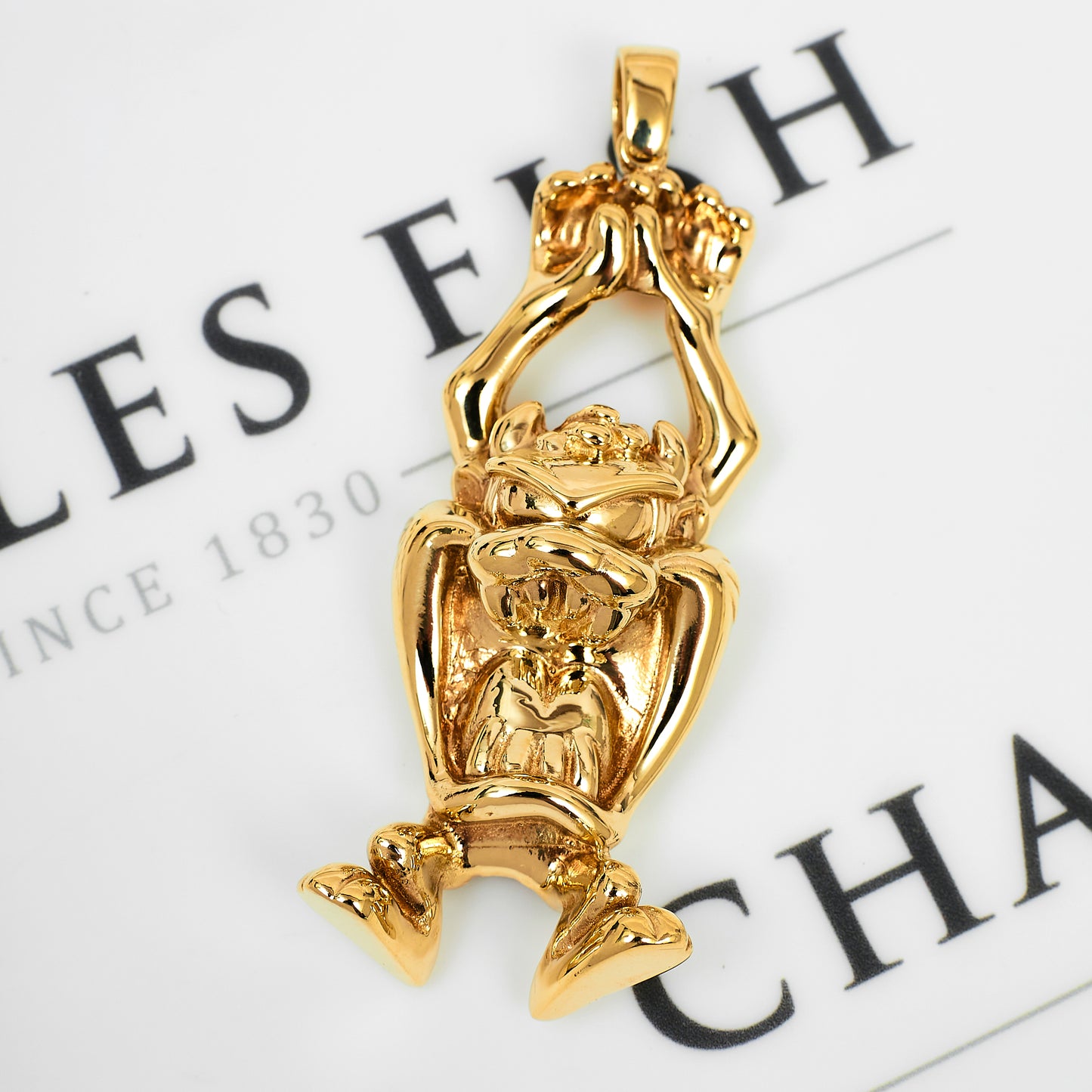 Pre-Owned 9ct Gold Oversized Tasmanian Devil Pendant