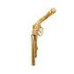 Pre-Owned 9ct Gold Double Barrell Shotgun Pendant