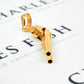Pre-Owned 9ct Gold Double Barrell Shotgun Pendant