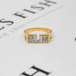Pre-Owned 9ct Gold CZ MUM Cherish Ring Size Q.5
