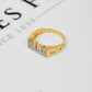 Pre-Owned 9ct Gold CZ MUM Cherish Ring Size Q.5