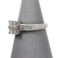 Pre-Owned 18ct White Gold Princess Cut Diamond Cluster Ring