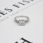 Pre-Owned 18ct White Gold Princess Cut Diamond Cluster Ring