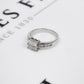 Pre-Owned 18ct White Gold Princess Cut Diamond Cluster Ring