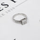 Pre-Owned 18ct White Gold Princess Cut Diamond Cluster Ring