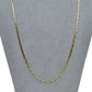 Pre-Owned 14ct Gold 2 Tone Anchor Chain Necklace 21 inch