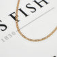 Pre-Owned 14ct Gold 2 Tone Anchor Chain Necklace 21 inch