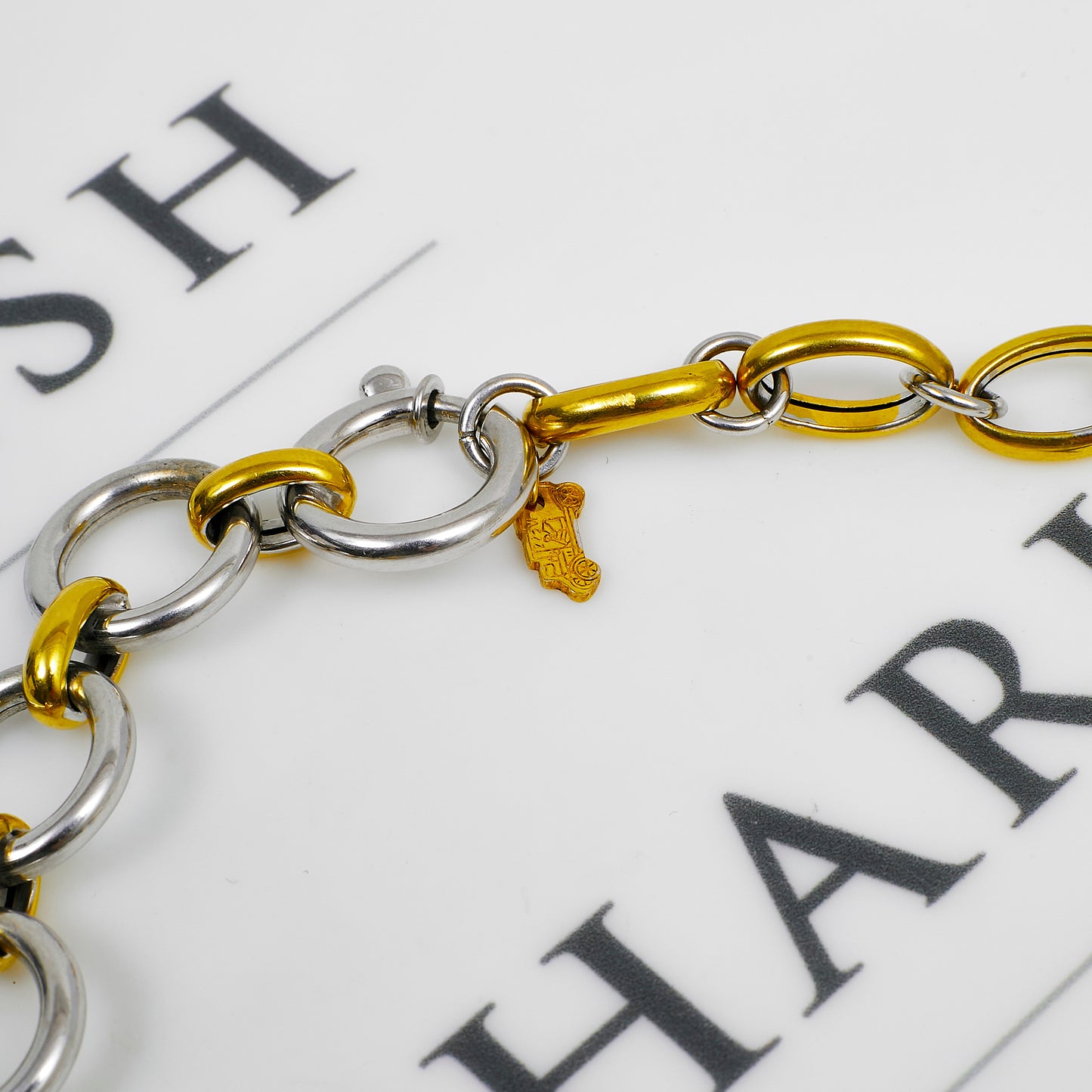 Pre-Owned 18ct Circle Spring Quatrefoil Statement Necklace