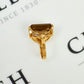 Pre-Owned 9ct Gold Smokey Quartz Cocktail Ring - Size O