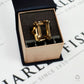 Pre-Owned 9ct Gold Smokey Quartz Cocktail Ring - Size O