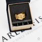 Pre-Owned 9ct Gold Buckle Ring Size P
