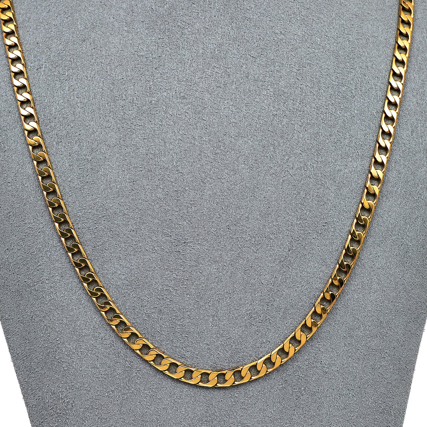 Pre-Owned 9ct Gold Curb Chain Necklace 20 Inch