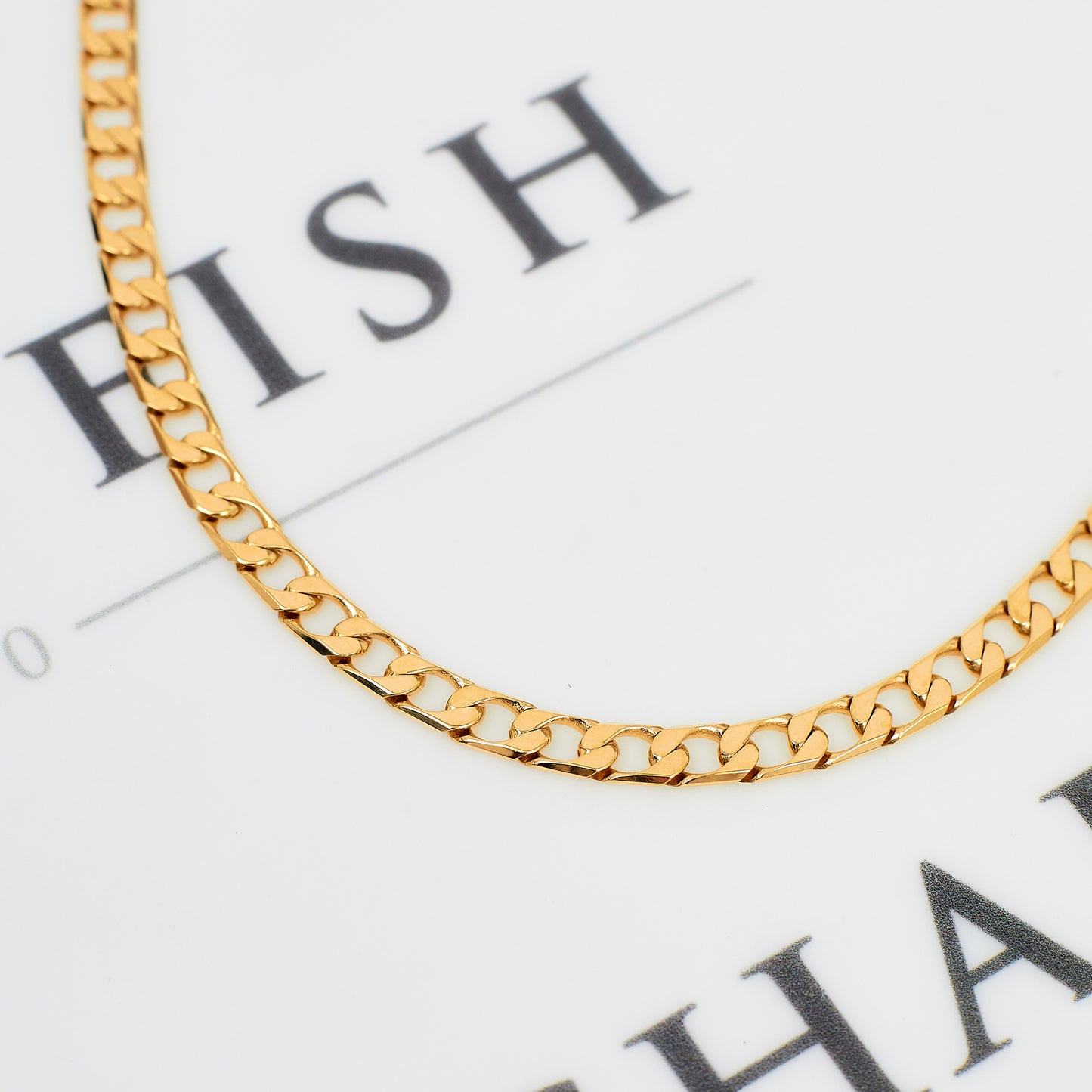 Pre-Owned 9ct Gold Curb Chain Necklace 20 Inch