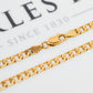 Pre-Owned 9ct Gold Curb Chain Necklace 20 Inch