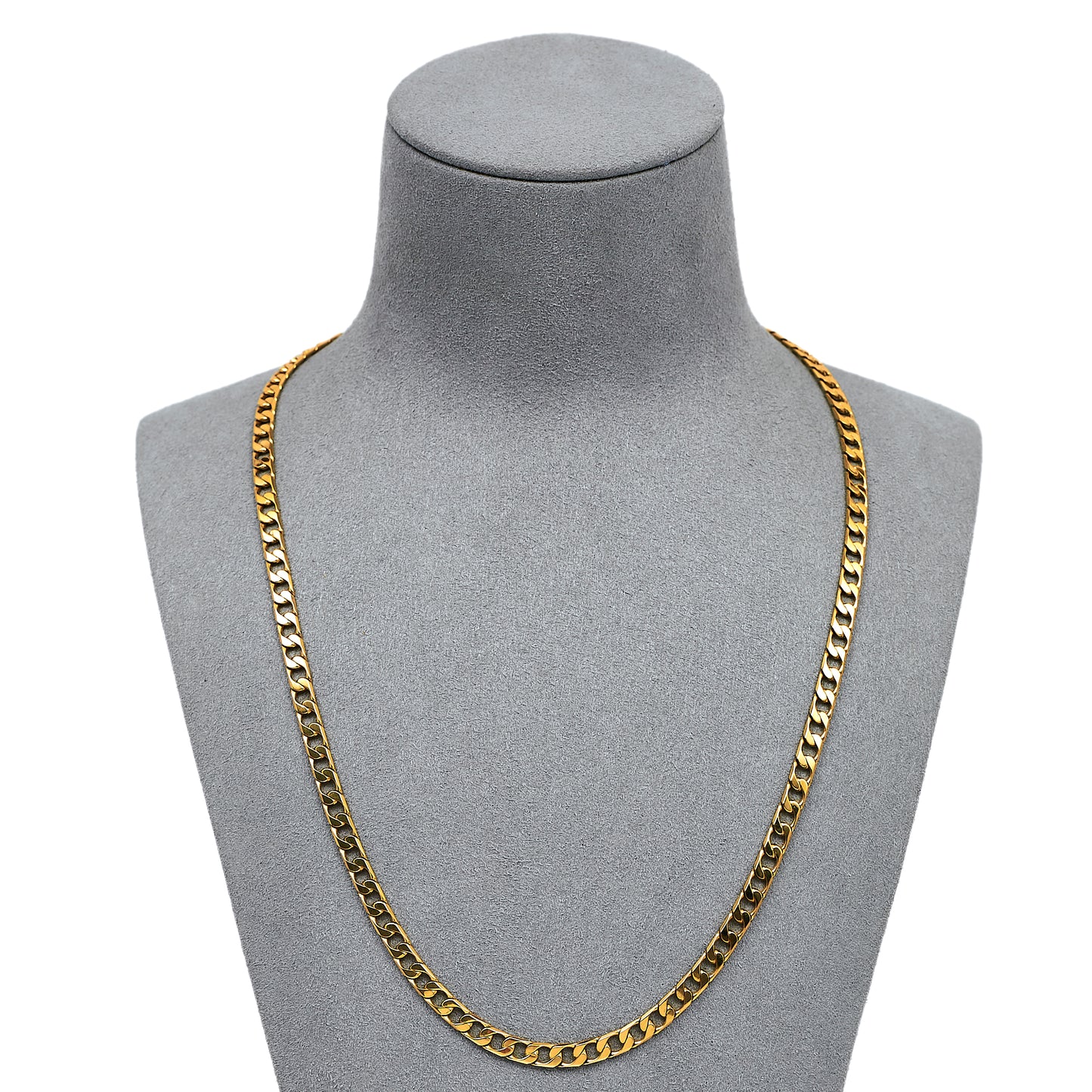 Pre-Owned 9ct Gold Curb Chain Necklace 20 Inch