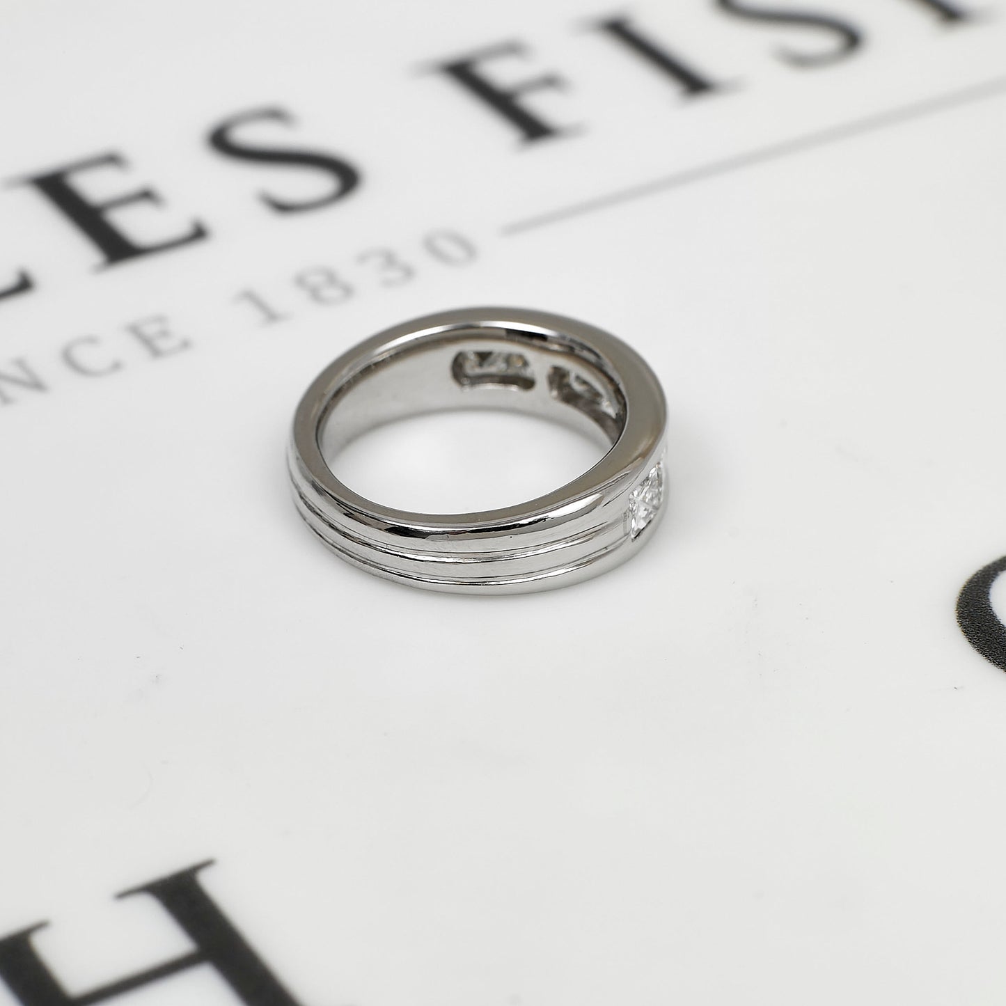 Pre-Owned Platinum 7 Princess Cut Diamond Half Eternity Ring