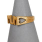 Pre-Owned 9ct Gold Textured Mum Cherish Ring Size S.5