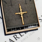 Pre-Owned 9ct Gold Hollow High-Polish Crucifix Pendant