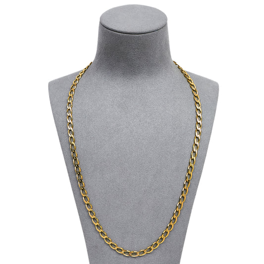 Pre-Owned 9ct Gold Curb Chain Necklace 24 Inch