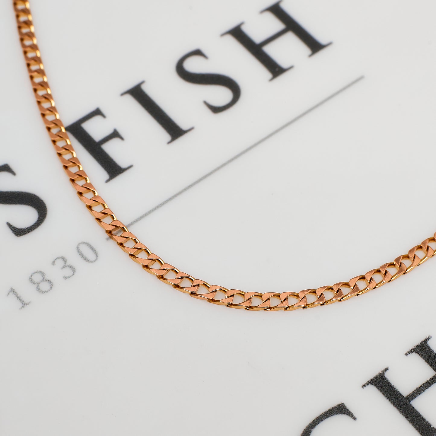 Pre-Owned 9ct Gold Curb Chain Bracelet 7 Inch