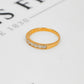 Pre-Owned 18ct Gold 7 Diamond Band Ring Size O