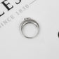 Pre-Owned 9ct White Gold CZ Band Ring Size M
