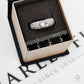 Pre-Owned 9ct White Gold CZ Band Ring Size M