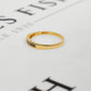 Pre-Owned 9ct Gold & 7 Diamond Band Ring Size M.5