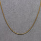 Pre-Owned 9ct Gold Curb Chain Necklace 20 Inch