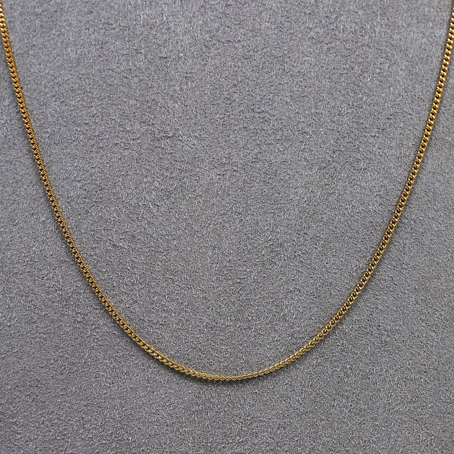 Pre-Owned 9ct Gold Curb Chain Necklace 20 Inch