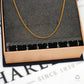 Pre-Owned 9ct Gold Curb Chain Necklace 20 Inch