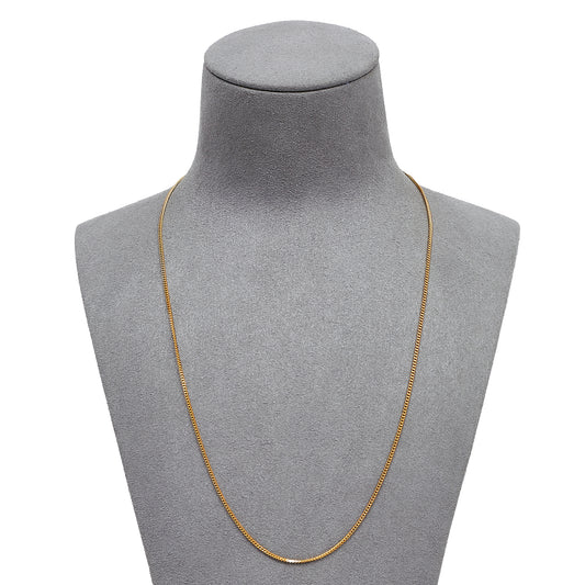 Pre-Owned 9ct Gold Curb Chain Necklace 20 Inch