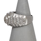 Pre-Owned 18ct White Gold & Diamond Mens Dress Ring Size Y