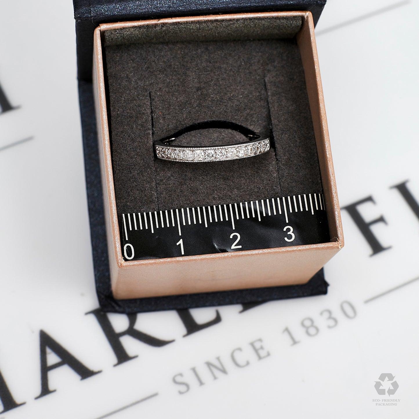 Pre-Owned 18ct White Gold & Diamond Half Eternity Ring