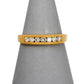 Pre-Owned 18ct Gold 7 Diamond Half Eternity Ring Size Q