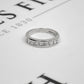 Pre-Owned 18ct White Gold 7 Diamond Half Eternity Ring Size K