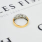 Pre-Owned 14ct White Gold 20 Diamond Bump Head Ring Size S