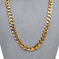 Pre-Owned 9ct Gold Curb Chain Necklace 18 Inch