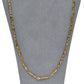 Pre-Owned 9ct Gold Oblong Twist Link Necklace 37 Inch
