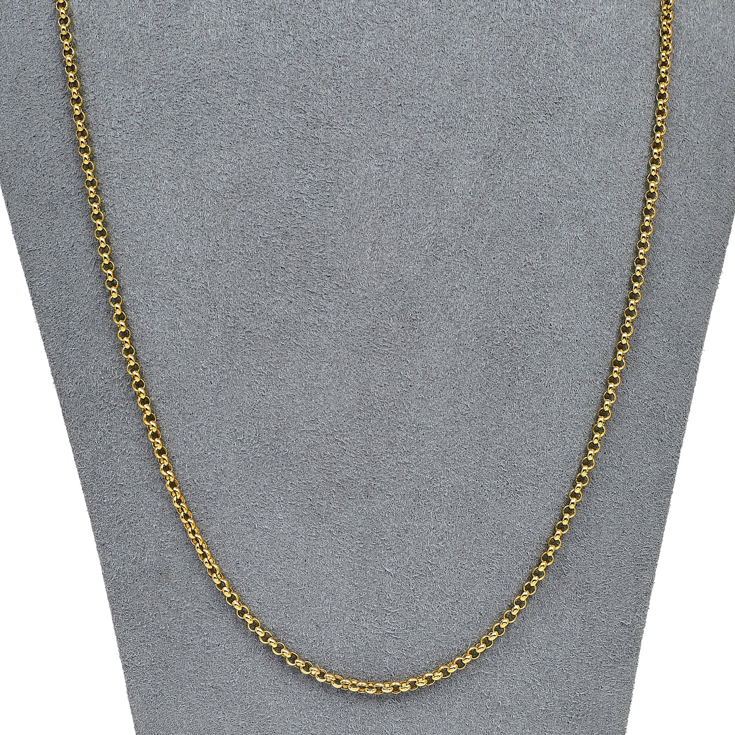 Pre-Owned 9ct Gold Belcher Chain Necklace 24 Inch