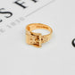 Pre-Owned 9ct Gold Buckle Ring Size O