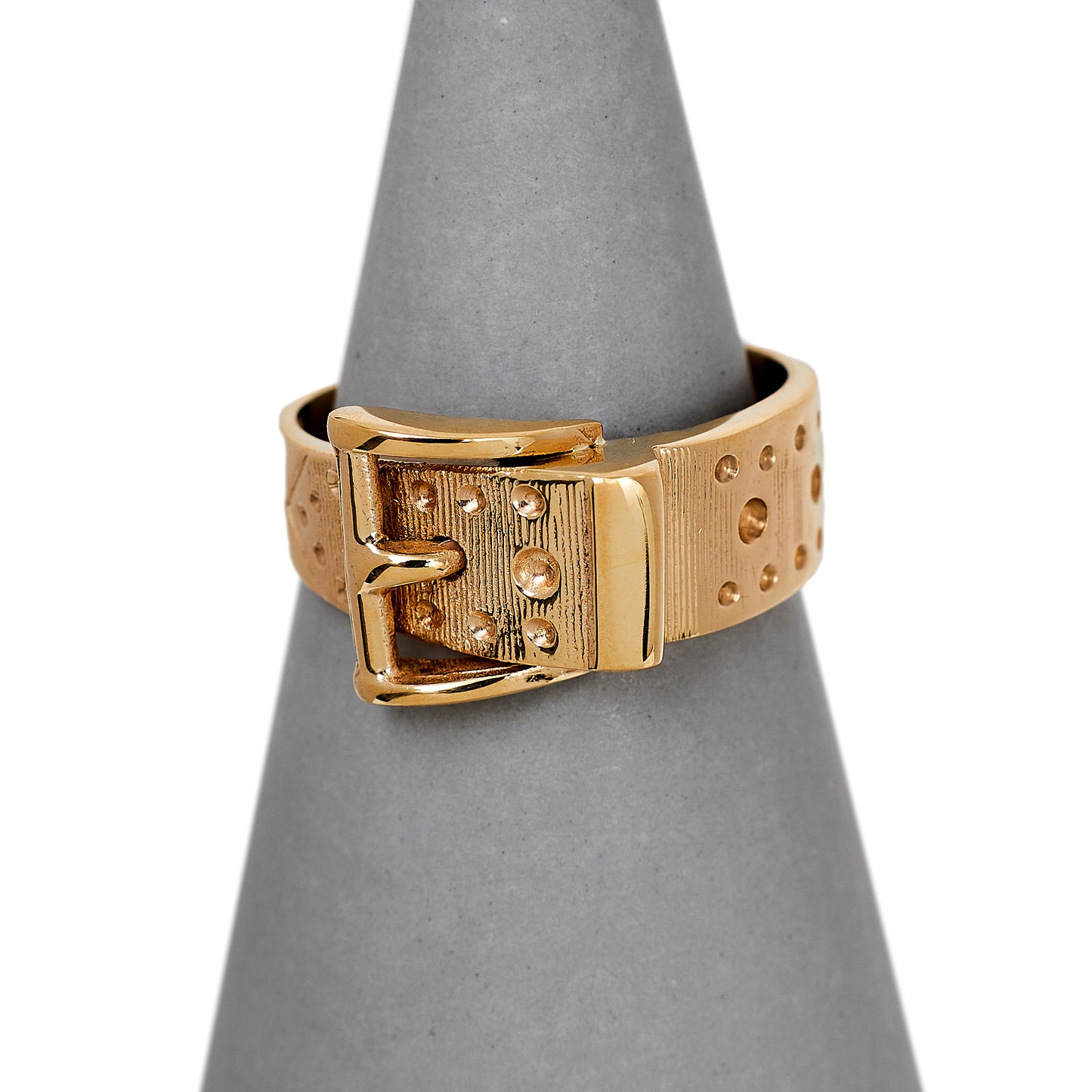 Pre-Owned 9ct Gold Buckle Ring Size O