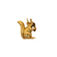 Pre-Owned 9ct Gold Squirrel Charm & Red Stone Eyes