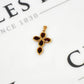Pre-Owned 9ct Gold & 5 Garnet Cross Pendant