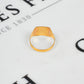 Pre-Owned 9ct Gold West Ham Utd Shield Signet Ring Size M