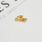 Pre-Owned 9ct Gold Single Motorbike Stud Earring