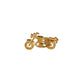 Pre-Owned 9ct Gold Single Motorbike Stud Earring