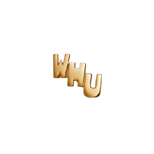 Pre-Owned 9ct Gold Single West Ham United Stud Earring