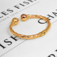 Pre-Owned 9ct Gold Twist Hinged Torque Bangle 69mm x 60mm